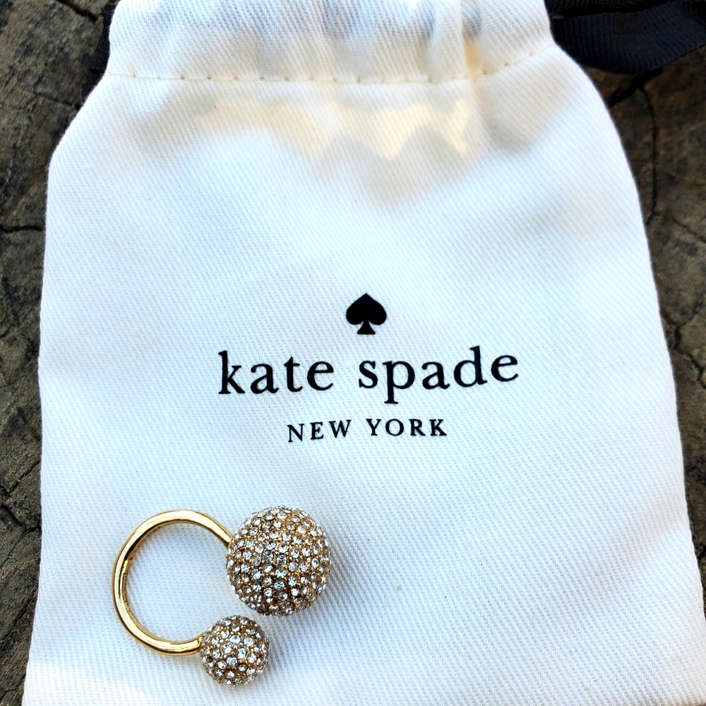 Kate Spade Pave Disco Ball Ring